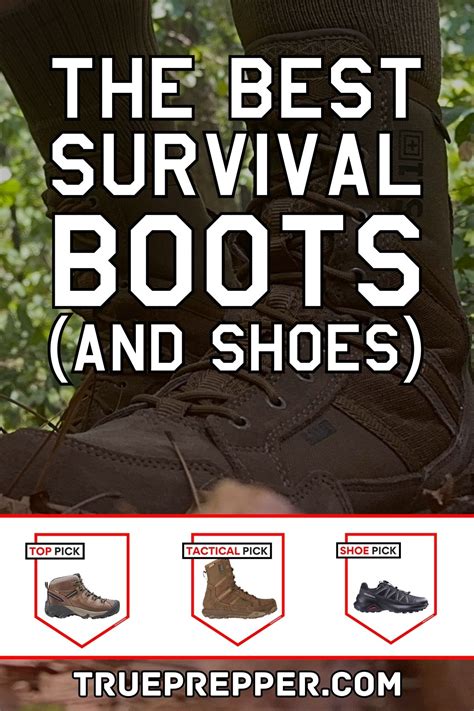 Best Survival Boots and Shoes for Preppers.